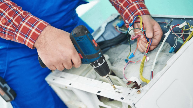 Saruhanlı Samsung Samsung çamaşır makinesi kart tamiri – Su almama arızası orijinal parça ile giderildi. - Teknik servis örneği